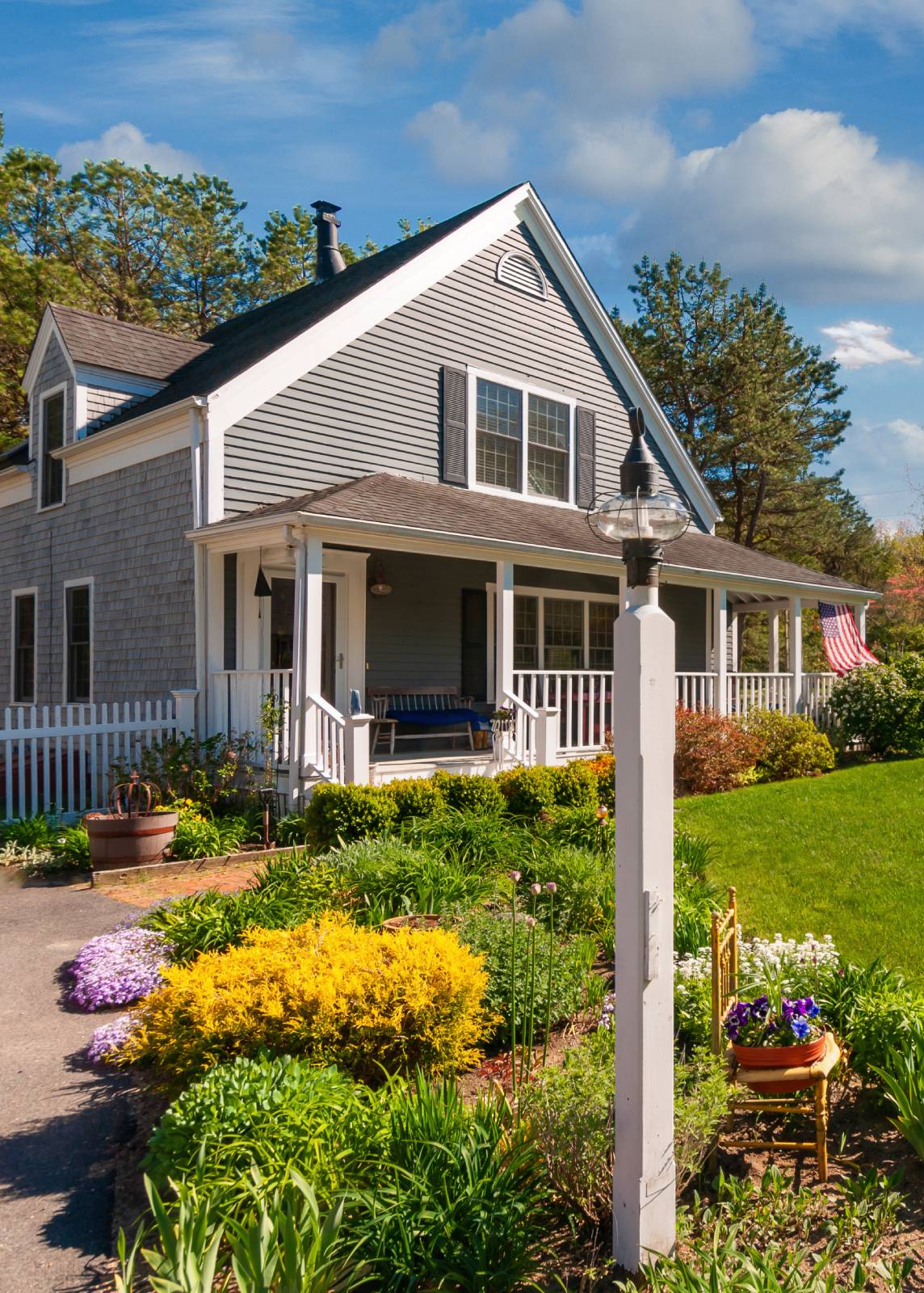 Charming home with picket fence